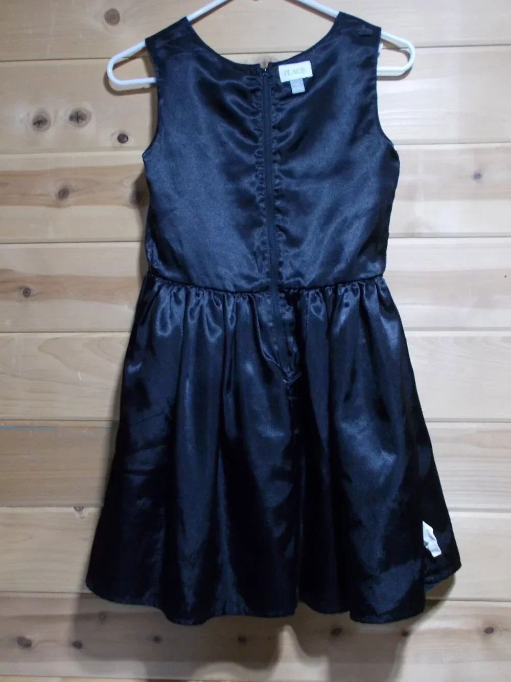 The Children's Place Girls Formal Dress with black belt Size14 EUC